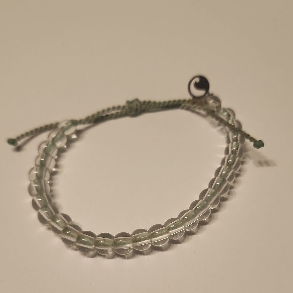 Clear Beaded Bracelet